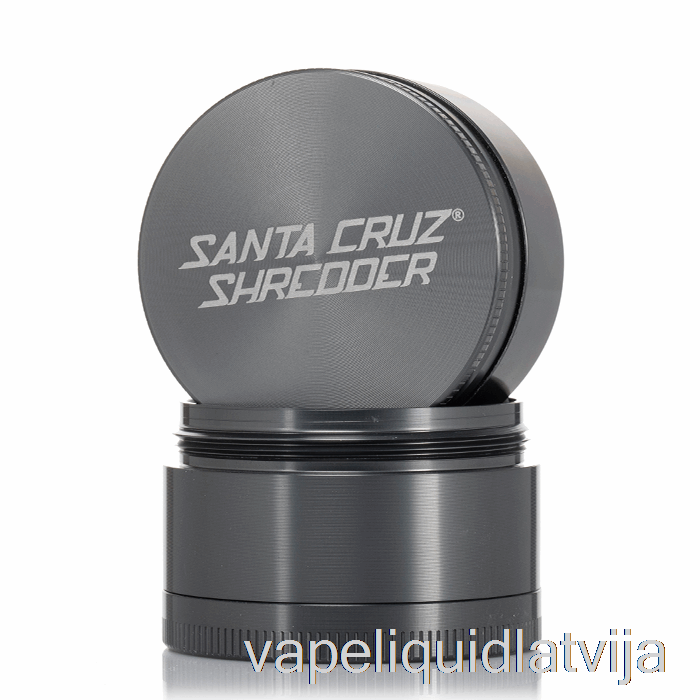 Santa Cruz Smalcinātājs 2,2 collu Vidējais 4-daļīgs Dzirnaviņas Pelēks (53mm) Vape šķidrums